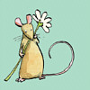 Mouse and Daisy (Blue)