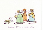 Anita Jeram: Cheddar Stilton and Gorgonzola